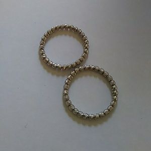 Sterling Beaded Rings